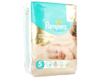 Підгузки Pampers "Prem. Care Junior" (11-18 кг) 18шт