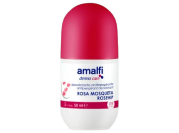 Дезодорант роликовий Amalfi rosa mosqueta, без спирту, м'яка дія, 50 мл