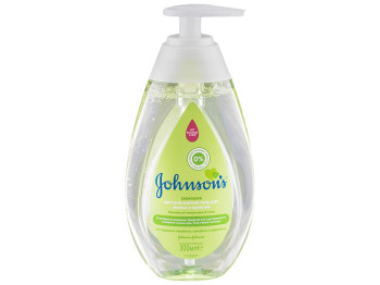 Гель дитячий для миття і купання Johnson`s Baby 3в1, м'який з екстрактом ромашки 300мл