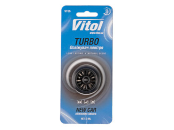 Освіжувач повітря Vitol Turbo New Car