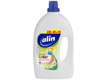 Гель для стирки Alin Color, для цветных тканей, концентрированный, 55 циклов, 2,75л