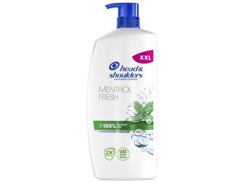Шампунь Head & Shoulders «Свежесть ментола» против перхоти, с дозатором, 800мл