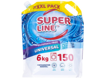 Гель для стирки Super Line, универсальный, 6л