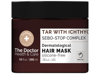 Маска для волосся The Doctor Health&Care, з березовим дьогтем та рослинними екстрактами, 295мл