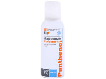 Аэрозоль для кожи "Elfa Pharm" Panthenol с охлаждающим эффектом 150мл
