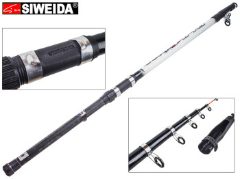 Удочка Siweida "Bull" композит, 6 колец, 6-секционная 6м, 5-25г