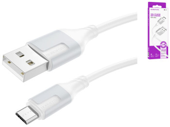 Кабель USB Borofone BX101 Creator Micro 2.4A Цвет Белый