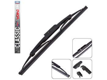 Щітка склоочисника VOIN-605-14 каркасні VOIN-14" 350 мм (V-WB14-350) CLASSIC