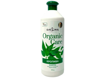 Шампунь для волос Dalas Organic Care Крапива, без силиконов и парабенов, 900мл