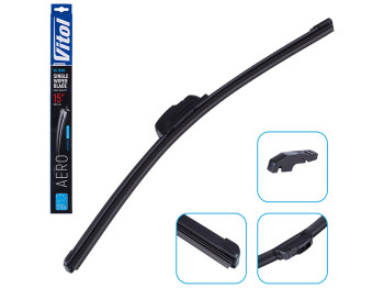 Щітка склоочищувача безкаркасна VITOL AERO 15" 38см (VB-15380)