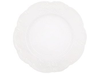 Тарілка Chateau Blanc Collection, порцелянова, біла, 20×2,3 см
