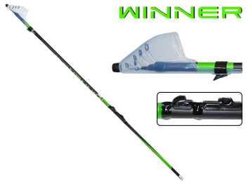 Удочка с кольцами Sams fish "Winner" карбон, 6 колец, 6 секций 15-40г, 6м