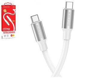 Кабель USB Borofone BX82 60W Type-C to Type-C, Білий