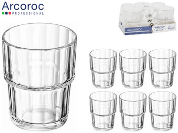 Набір склянок Arcoroc Norvege низьких 250мл (ціна за набір 6шт) 16970