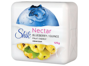 Крем-мило тверде Shik Nectar Чорниця та айва 125г