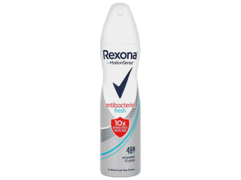 Антиперспірант аерозоль Rexona Motionsense "Антибактеріальна свіжість" 150мл