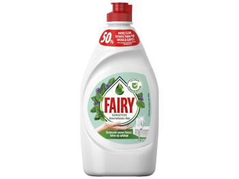 Засіб для миття посуду Fairy Ніжні руки, Чайне дерево та М'ята, 450мл