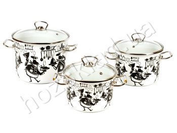 Набор кастрюль Idilia №1500 "Cook" 3 предмета