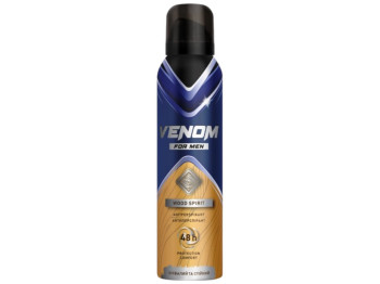 Дезодорант-антиперспирант Venom For Men Wood Spirit, до 48 часов, аромат древесный с мускусом, 150мл