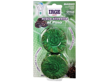 Таблетки для бачка зливного Irge Casa Acqua Silvestre al Pino, аромат сосна, 2×50г