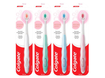 Зубна щітка Colgate Cushion Clean, м’яка, з тонкою головкою (ціна за 1шт)