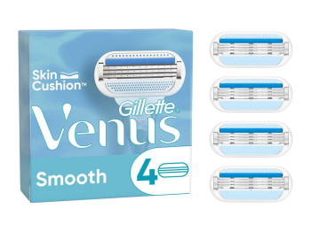 Замінні касети для гоління Gillette Venus Smooth, 4шт