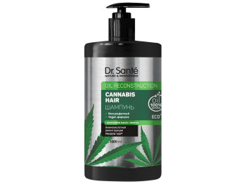Шампунь для волосся безсульфатний Dr.Sante Cannabis hair для пошкодженого волосся 1л