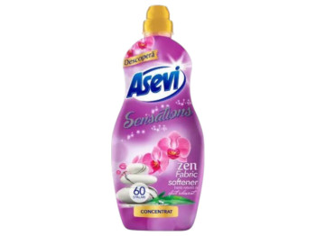 Кондиционер для белья Asevi zen sensations, концентрат, 60 стирок, аромат свежести, 1440 мл