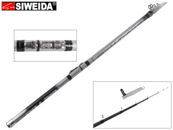 Удочка Siweida "Smart" композит, 7 колец, 6-секционная 6м, 5-25г