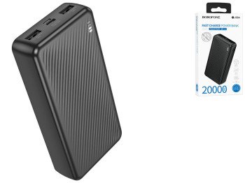 Універсальна мобільна батарея Power Bank Borofone BJ55A Graceful 20000 mAh Колір Чорний