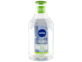 Міцелярна вода Nivea MicellAIR "Дихання шкіри" матуюча, для жирної шкіри 400мл