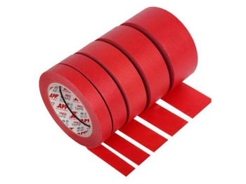 Стрічка малярська водонепроникна APP Red Tape 24ммх45м 110°С (070252)
