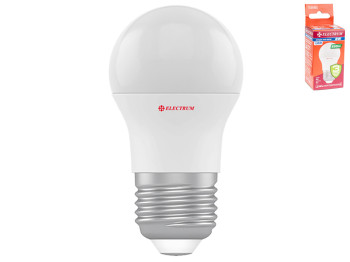 Лампа світлодіодна куля Electrum Led A-LB-1431 G45 8W цоколь-Е27-стандарт, холодне біле світло