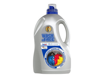 Гель для стирки Wash&Free универсальный, 5000 г, для машинной и ручной стирки, с ароматом