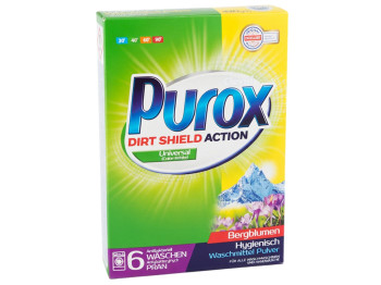 Стиральный порошок для всех типов белья Purox Universal Bergblumen, 420 г