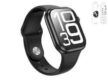 Смарт-часы Hoco Y30 smart sports watch, дисплей 2 дюйма, Bluetooth 5.0, IP67, цвет черный