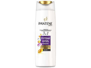 Шампунь для волос Pantene Pro-V 3в1 Питательный коктейль 360мл