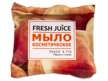 Мыло косметическое Fresh juice "Персик и инжир" 75г
