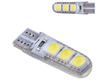 Лампа Pulso габаритна LED T10/6SMD-5050 static, 12v, 0.5w, 240lm White (LP-132466) 