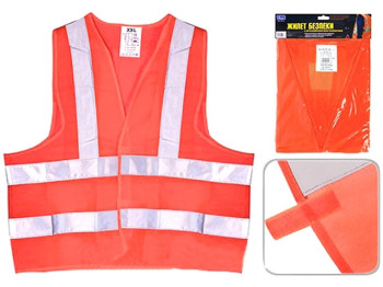 Жилет безпеки світловідбиваючий (orange) 166 Or XXL
