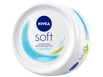 Крем Nivea Soft Інтенсивно зволожувальний для обличчя, рук та тіла 100мл