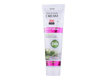 Крем Jee Cosmetics aloe vera, для рук та тіла, інтенсивне зволоження, 100 мл, для всіх типів шкіри