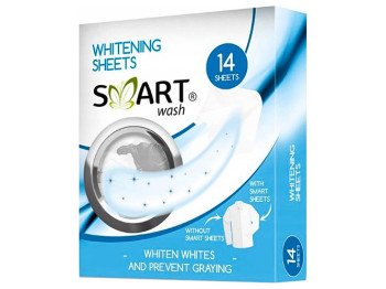 Салфетки отбеливающие для стирки Smart Wash, 14шт