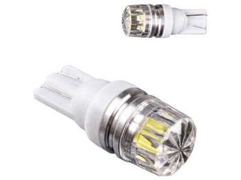 Лампа Pulso габаритна LED T10/2SMD-5630, 12v, 0.5w, 60lm White (LP-146046)