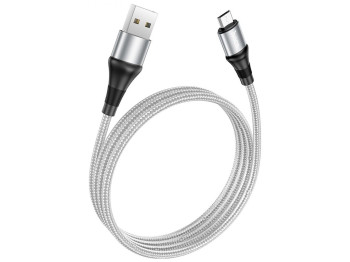 Кабель USB Hoco X50 Excellent Micro Колір Сiрий