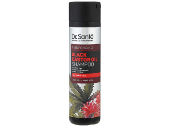 Шампунь для волосся Dr. Sante Black Castor Oil, з рициновою олією, 250мл