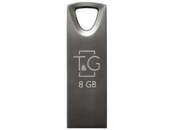 USB флеш-накопичувач T&G 8gb Metal 117 Колір Чорний
