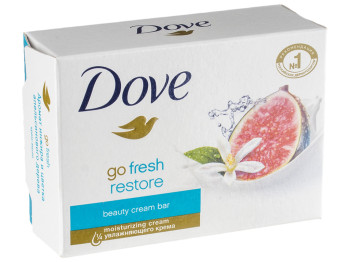 Крем-мыло Dove "Инжир и лепестки апельсина" для питания и увлажнения кожи лица и рук 135г