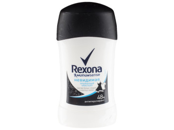 Антиперспірант-олівець Rexona Motionsense "Прозорий кристал" 48г проти білих слідів 40мл