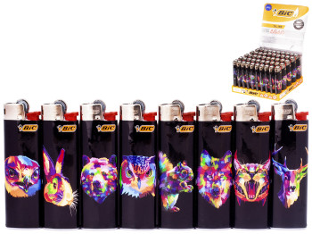 Запальничка Bic "Лісові тварини" slim (ціна за 1 шт)